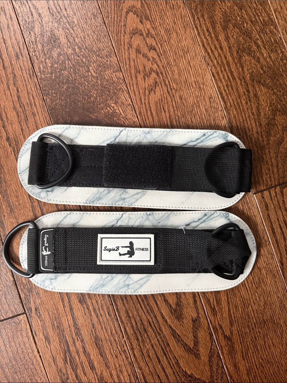 Ankle Straps - Black and White